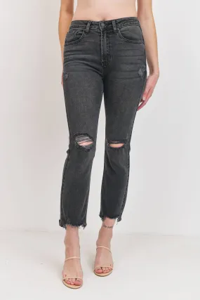 Destructed Straight Jean