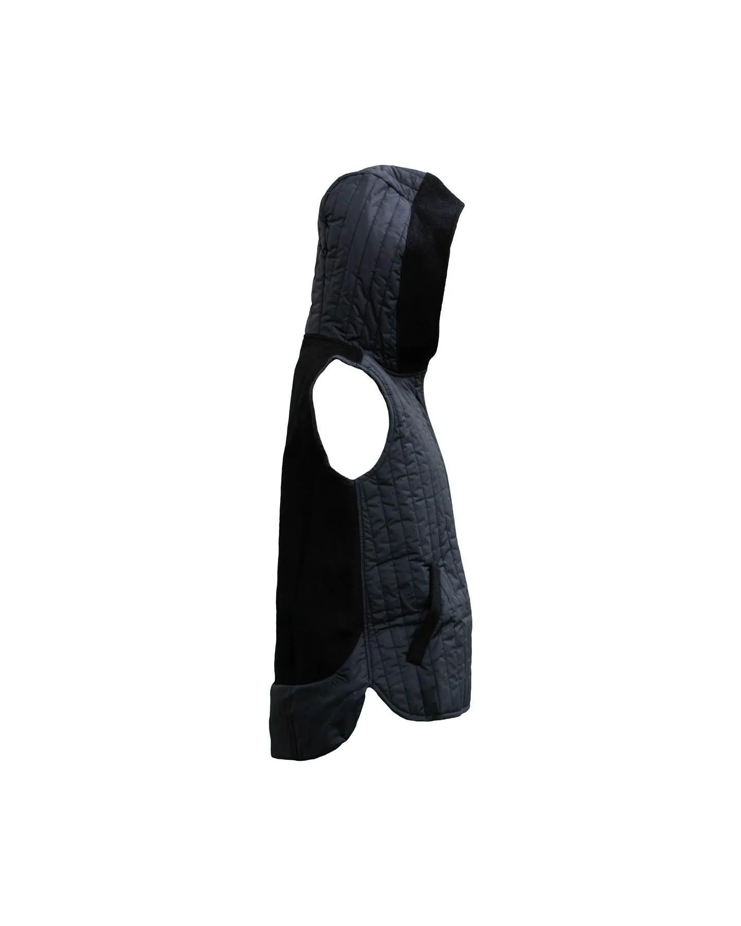 Hooded Vest With Hidden Zipper