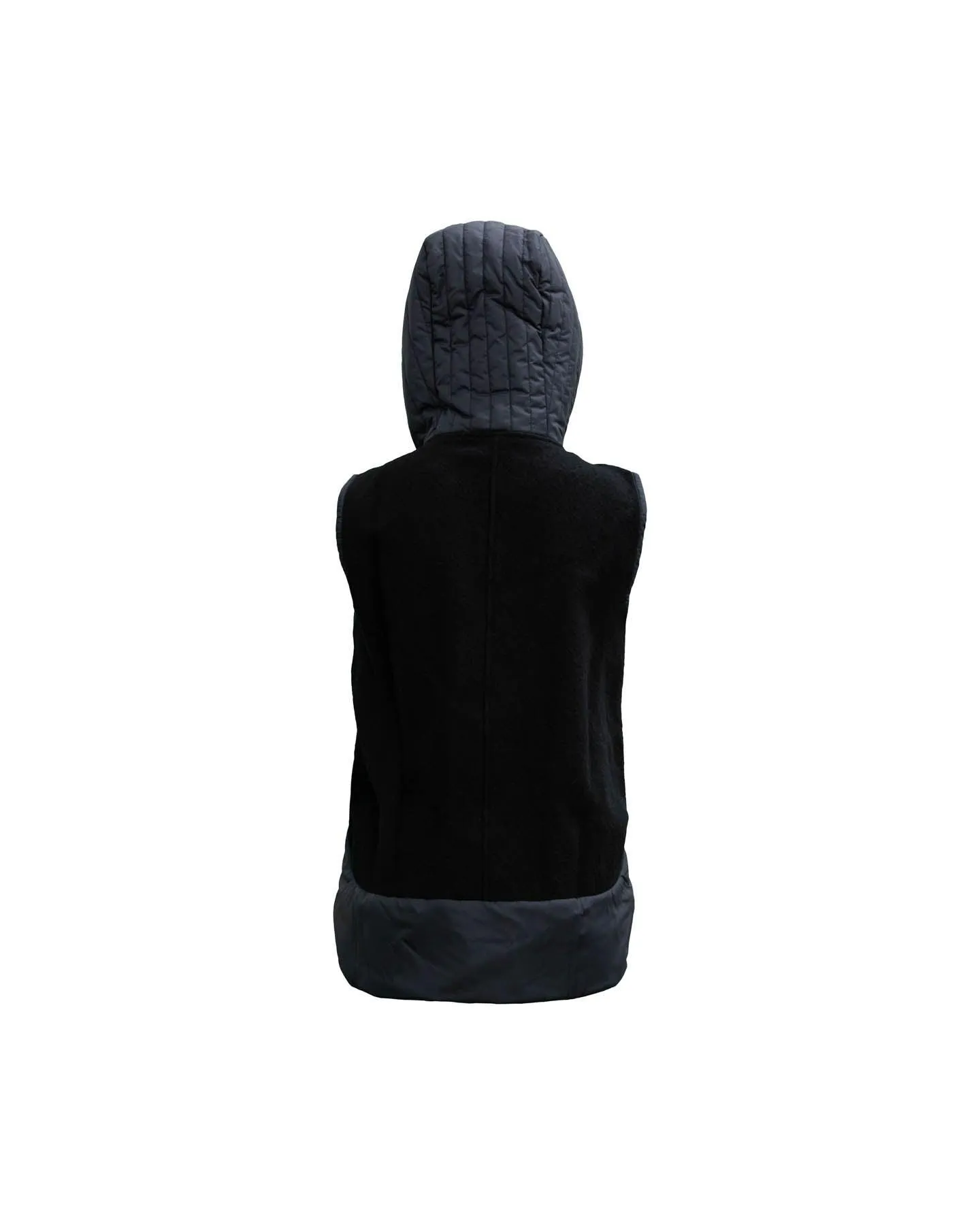 Hooded Vest With Hidden Zipper