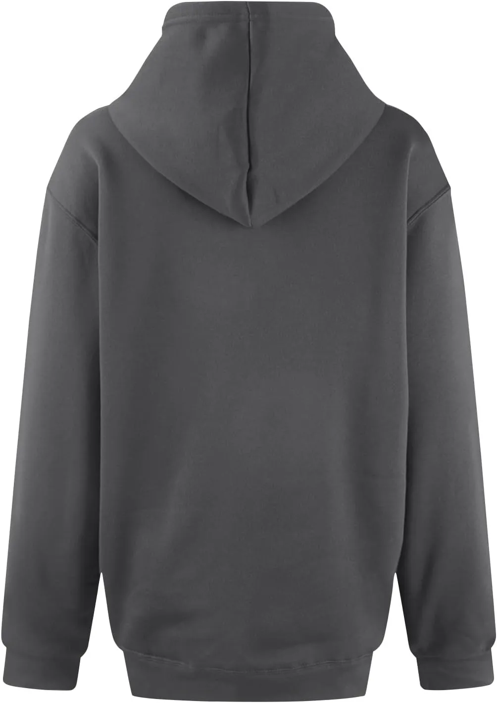 Hoodies For Women Oversized Solid Color Sweatshirt Casual Long Sleeve Pullover Tops With Pocket
