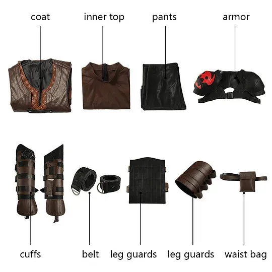 Httyd 3 Hiccup Viking Cosplay Costume