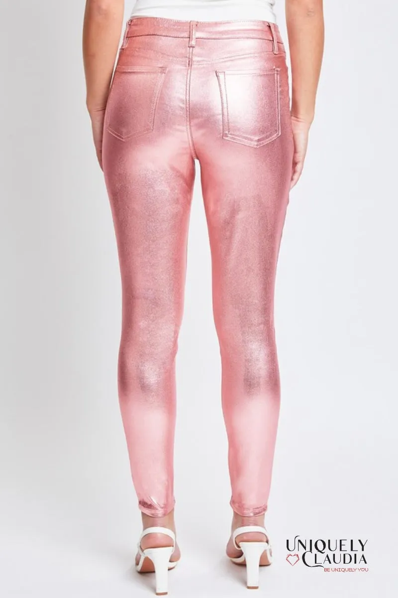 Lina High-Rise Metallic Skinny Jean