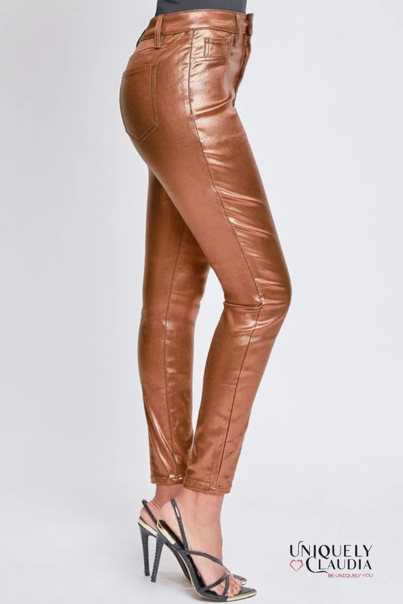 Lina High-Rise Metallic Skinny Jean