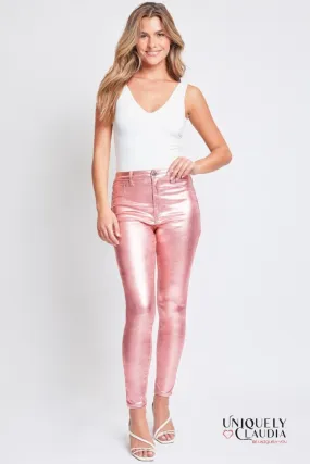 Lina High-Rise Metallic Skinny Jean