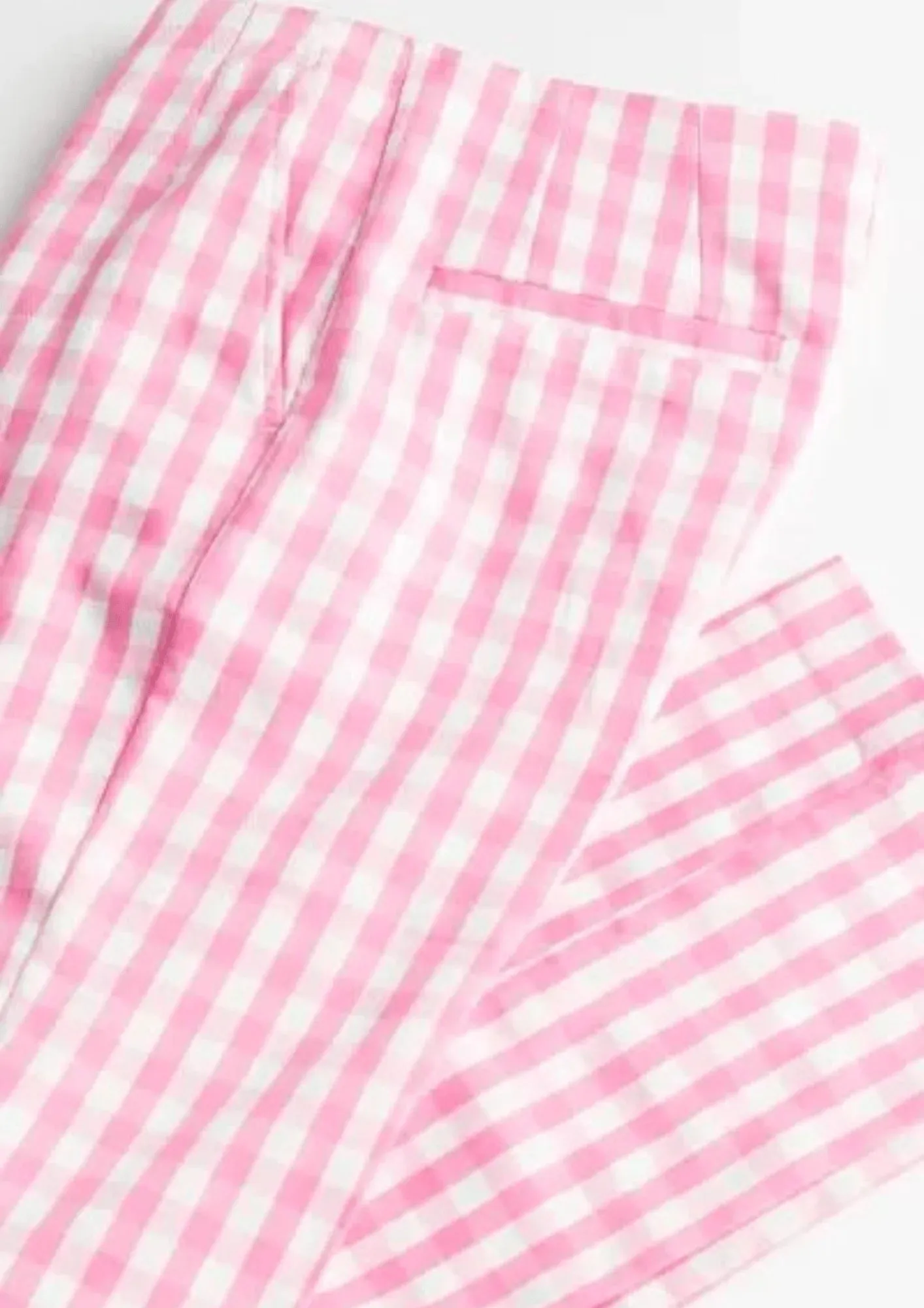 PINK CHECKED TROUSERS