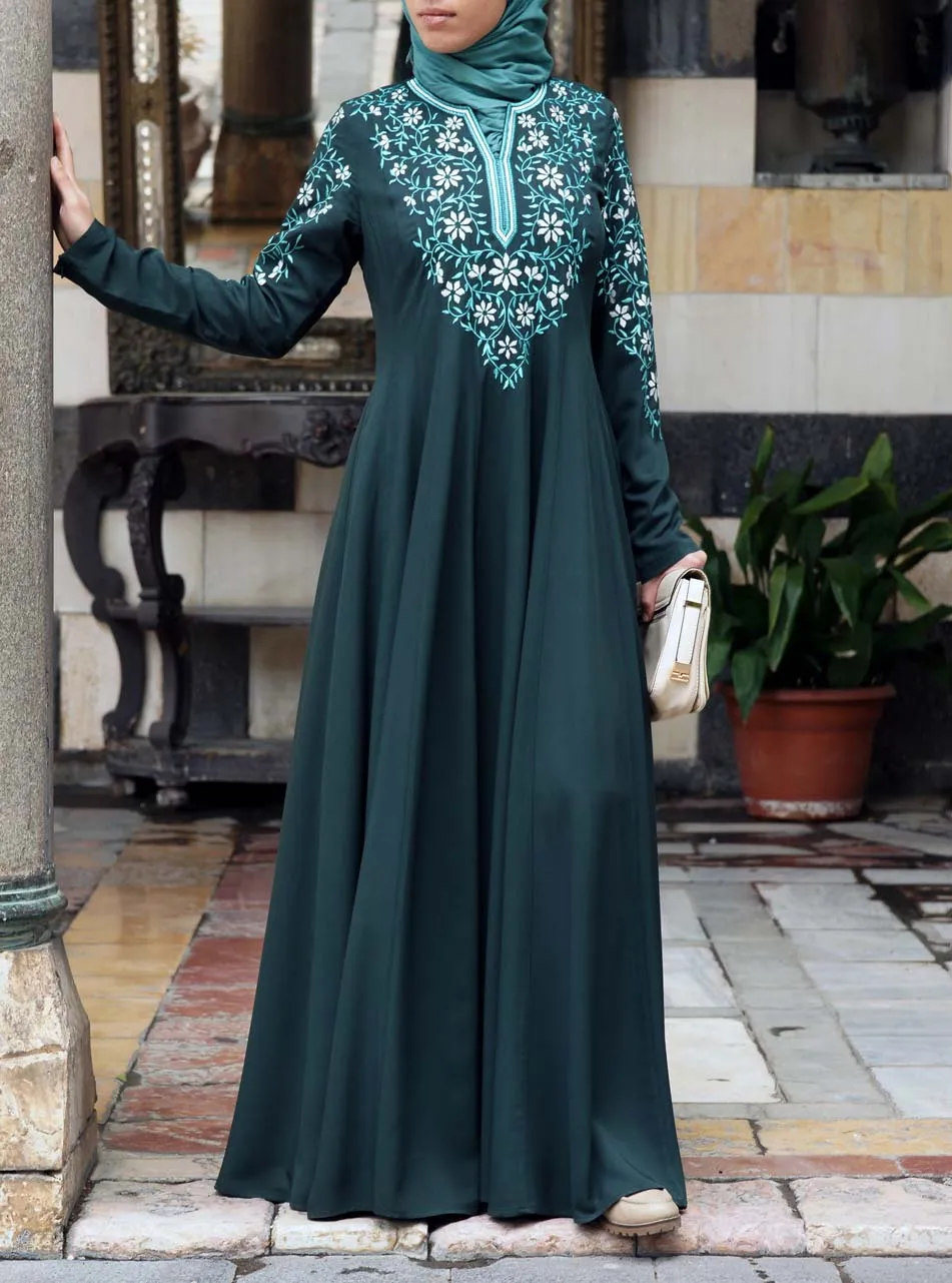 Secret Garden Abaya Gown